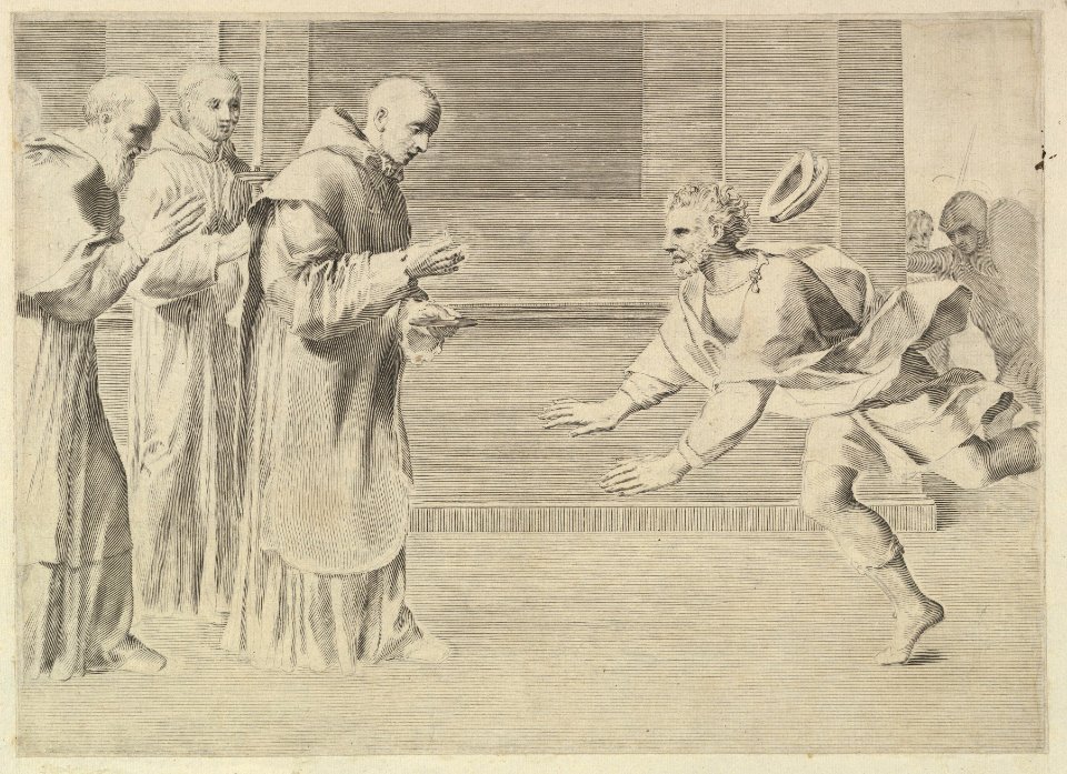 St. William, Duke of Aquitaine, Converted by St. Bernard MET DP822280