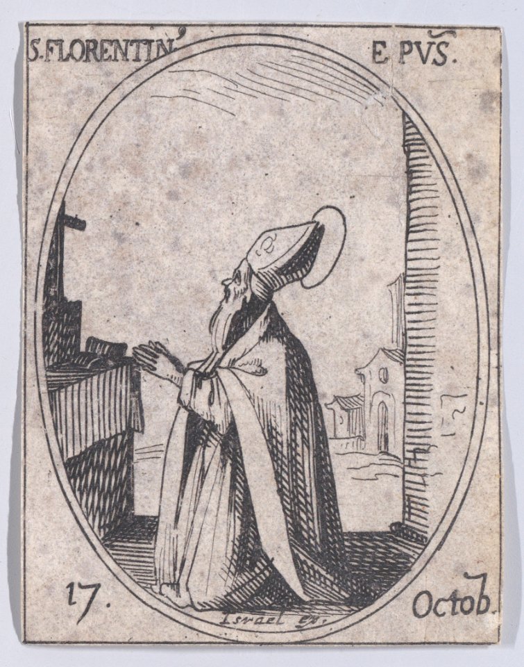 St. Florentius, Bishop Met DP891164