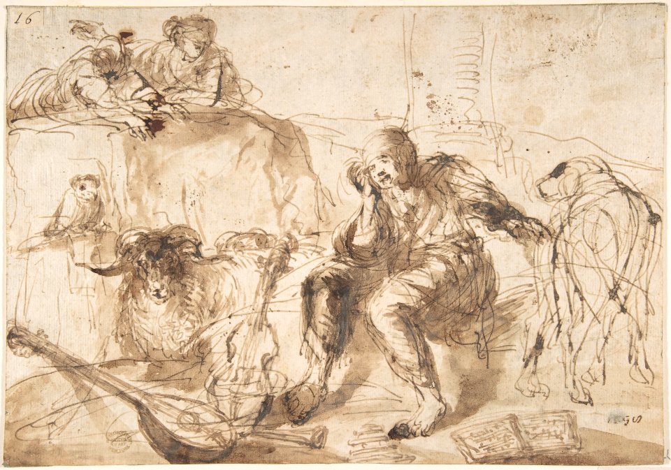 Study of Animals and Figures MET DP802402