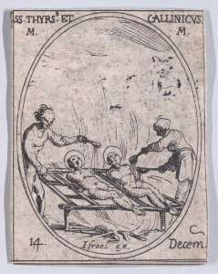 St. Thyrsus and St. Callinicus Met DP891259