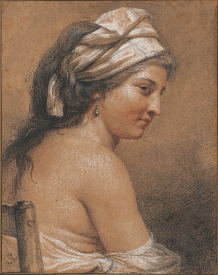 Study of a Seated Woman Seen from Behind (Marie-Gabrielle Capet) MET DP167476