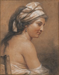 Study of a Seated Woman Seen from Behind (Marie-Gabrielle Capet) MET DP167476