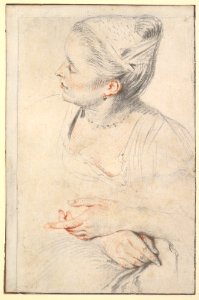 Study of a Woman’s Head and Hands MET DP823291