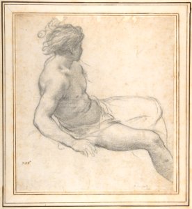 Study of a Seated Youth for the Age of Gold MET DP801317