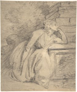 Study of a Seated Woman MET DP804443