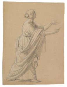 Study of a Woman Walking to the Right MET DP824680