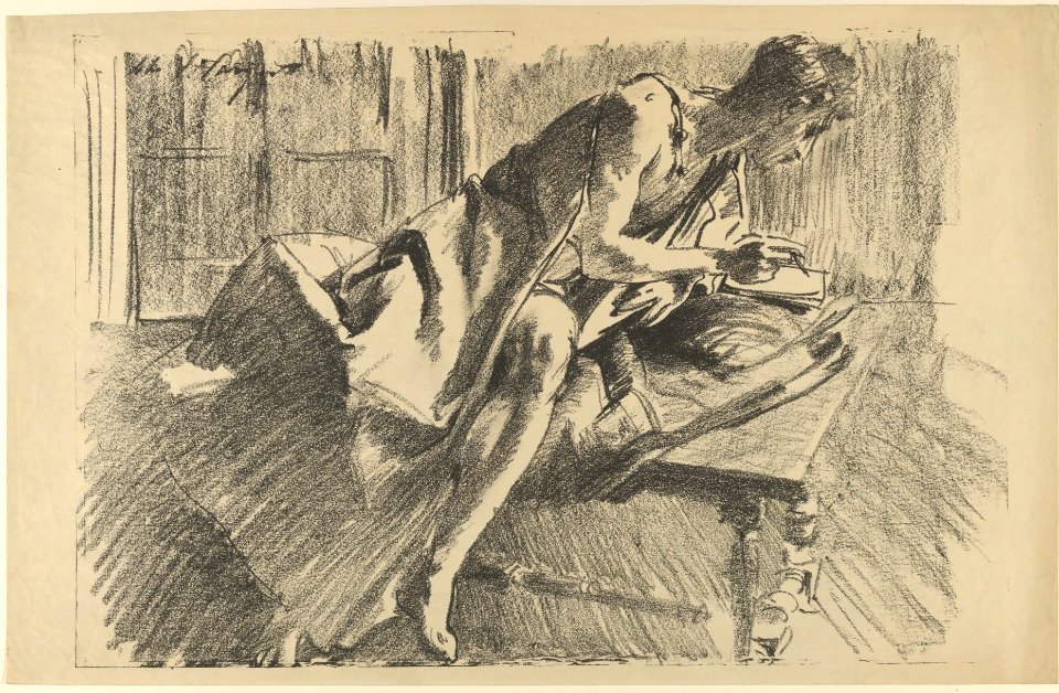 Study of a Young Man, Drawing MET DP852685
