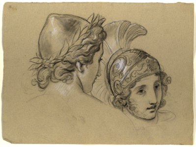 Study of Heads for Study for 'Castor and Pollux Freeing Helen' MET DP119729