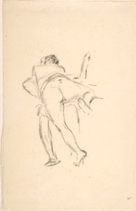 Study of two figures, one lunging at the other MET DP802527
