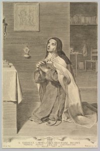 St. Theresa Kneeling in Prayer MET DP822286