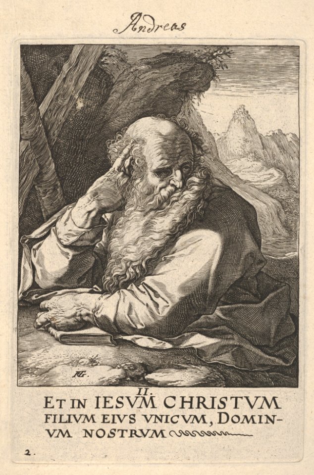 St. Andrew, from Christ, the Apostles and St. Paul with the Creed MET DP832761