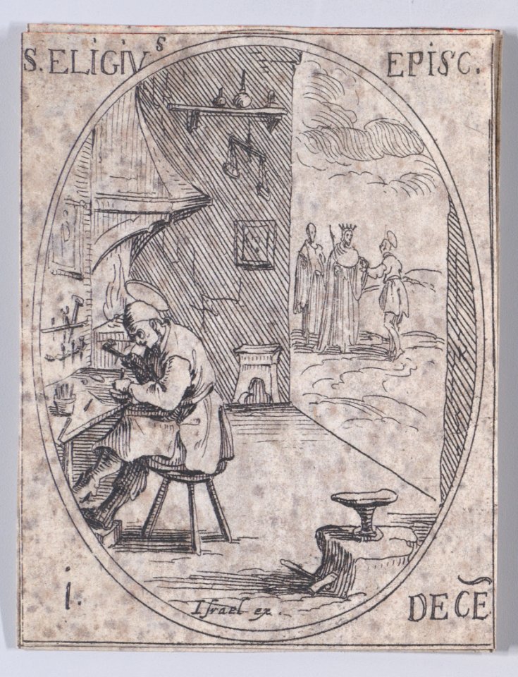 St. Eligius, also known as St. Eloi, Bishop Met DP891236