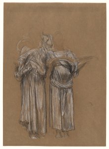 Study of Three Standing Draped Female Figures for "Music" MET DP873700
