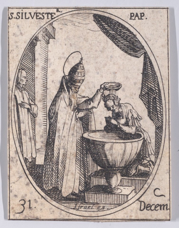 St. Sylvester, Pope Met DP891278