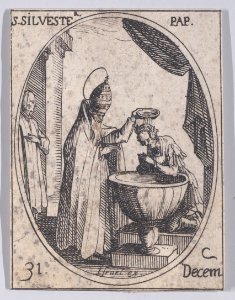 St. Sylvester, Pope Met DP891278