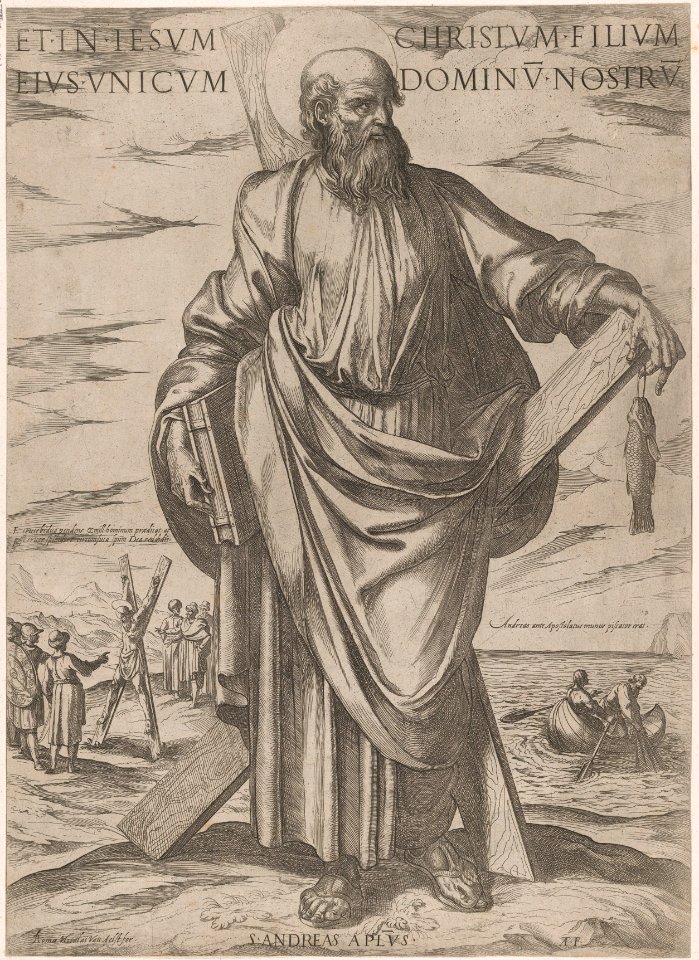 St. Andrew, from 'Christ, Mary and the Apostles' MET DP857455