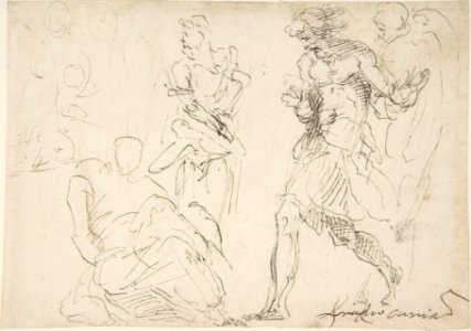 Standing and Seated Figures MET DP809308