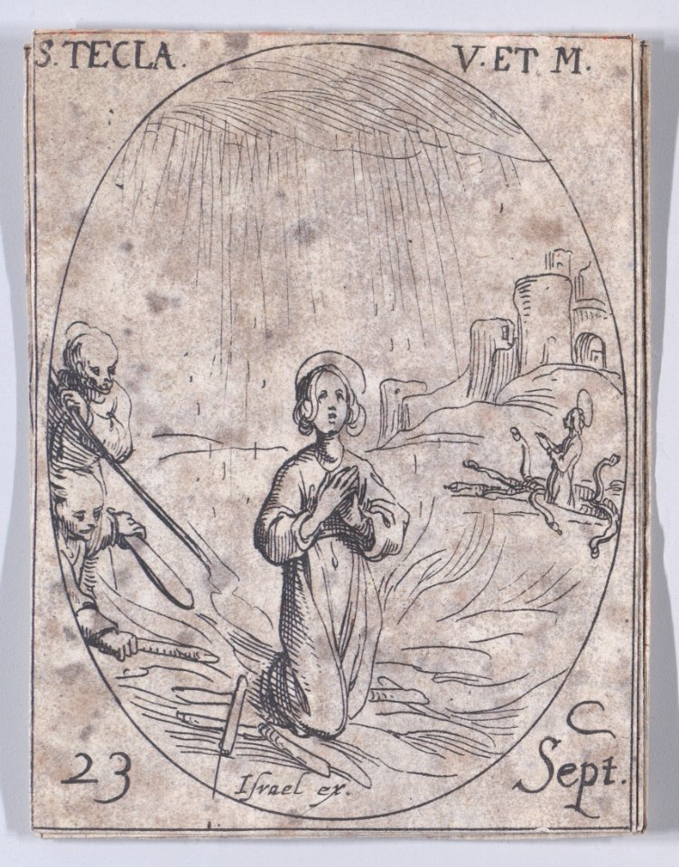 St. Thecla, Virgin and Martyr Met DP891129