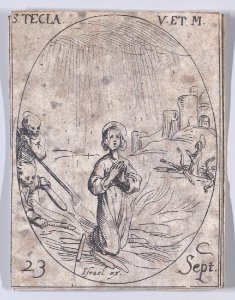 St. Thecla, Virgin and Martyr Met DP891129