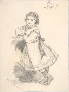 Study of two figures, one lunging at the other MET DP802528