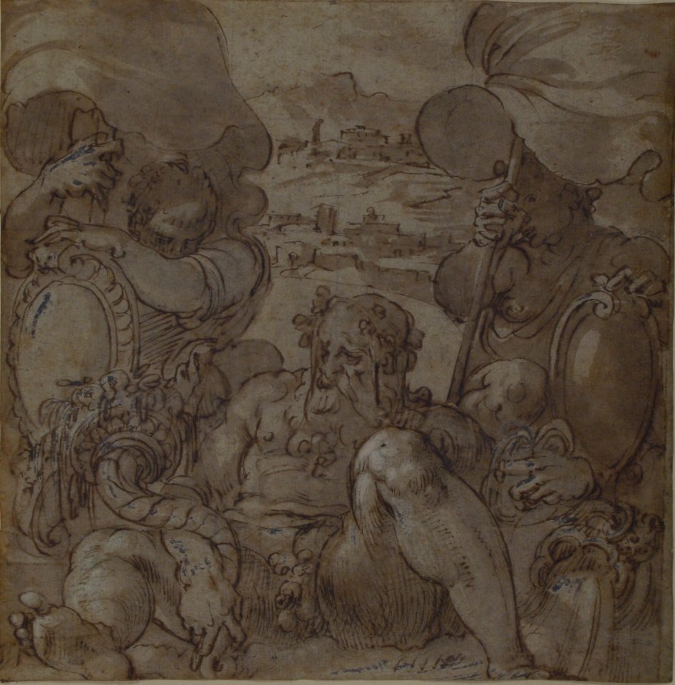 Study for the Allegory of San Gimignano and Colle Val d'Elsa MET 2001.436