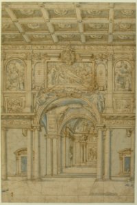 Study of the Interior of Santa Maria Maggiore in Rome. MET 1971.513.78