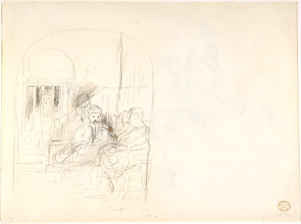 Studies of Two Groups of Turkish Figures MET DP805246