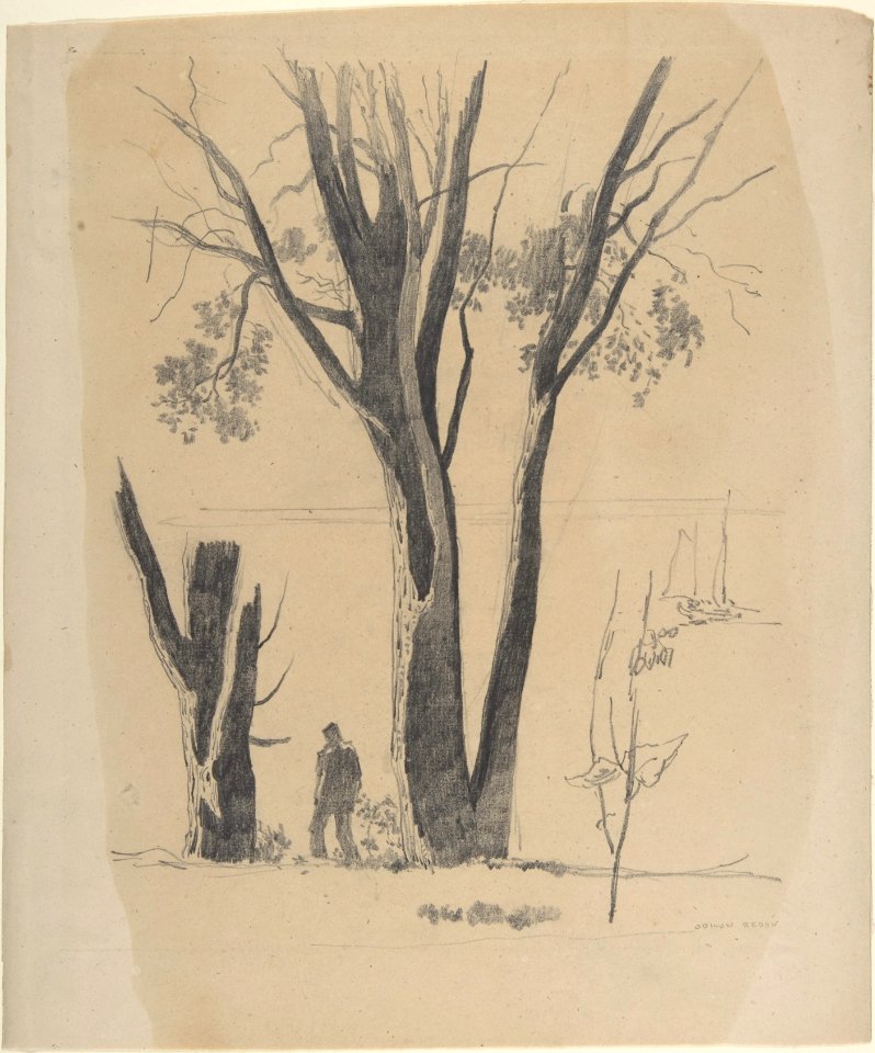 Study of Man between Trees MET DP808072