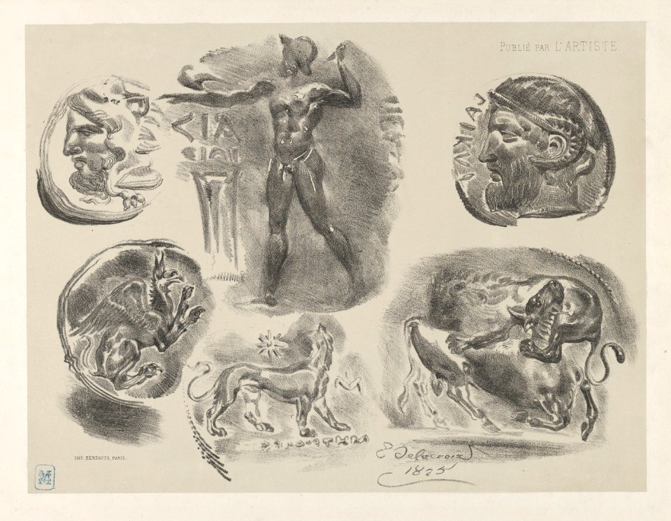 Studies of Six Greek Coins MET DP852073