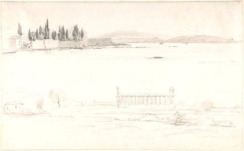 Studies of the Villa Cicerone at the Lago Lucrino near Naples and of the Temple at Paestum (Italy) MET DP800952