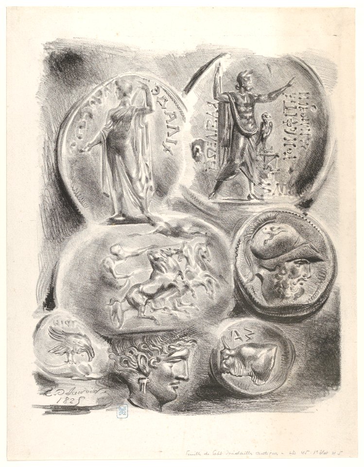 Studies of Seven Greek Coins MET DP854185