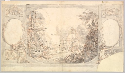Study for the "Attack on Copenhagen" MET DP829471
