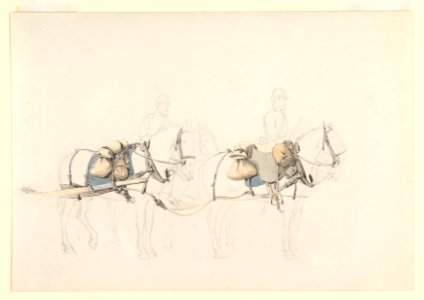Studies of Four Horses with Two Horsemen MET DP819924