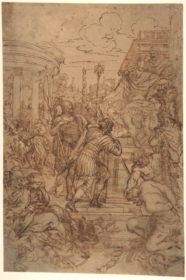Study for the Age of Bronze, Pietro da Cortona, 1637