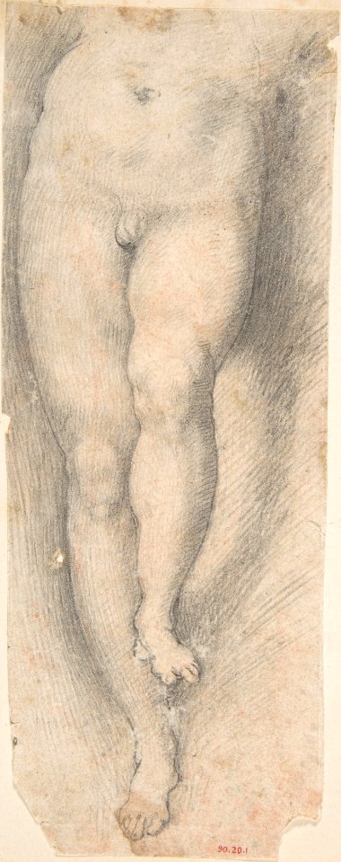 Study for Lower Part of Torso and Legs of a Young Boy MET DP809044