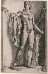Speculum Romanae Magnificentiae- Apollo Belvedere MET DT203423
