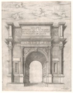 Speculum Romanae Magnificentiae- Arch of Titus MET DP870483
