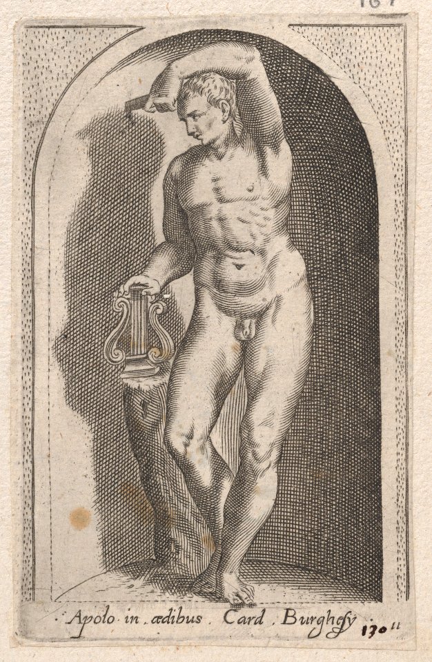 Speculum Romanae Magnificentiae- Apollo (Apollo in aedibus Card. Burghesij) MET DP870317