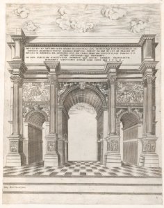 Speculum Romanae Magnificentiae- Arch of Septimus Severus MET DP870451