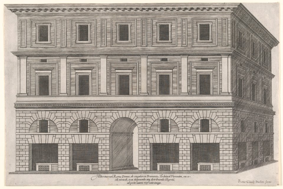 Speculum Romanae Magnificentiae- Alberini Palace MET DP870346