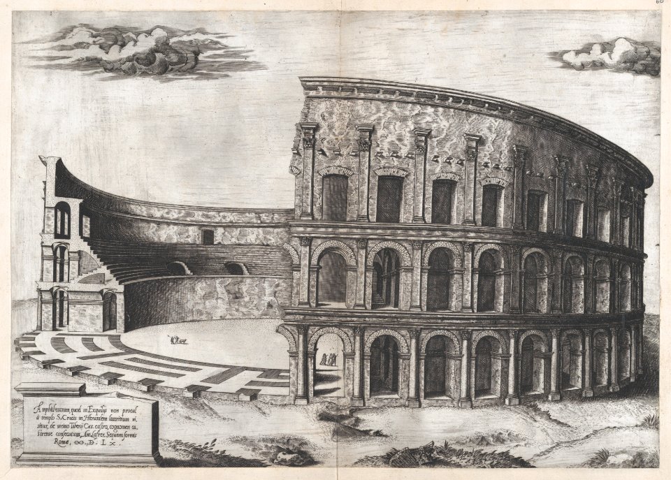 Speculum Romanae Magnificentiae- Amphiteathrum Castrense MET DP870452