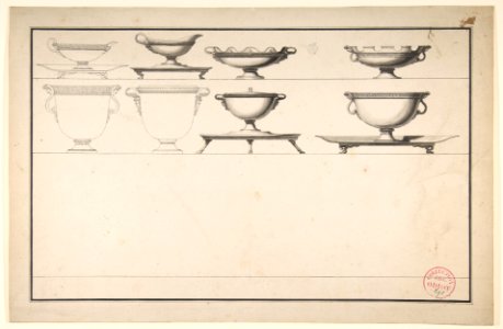 Studies of Eight Silver Pieces MET DP811944