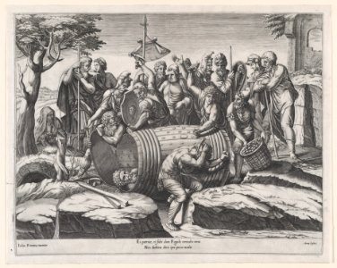 Speculum Romanae Magnificentiae- Attilius Regulus in a Barrel MET DP870347
