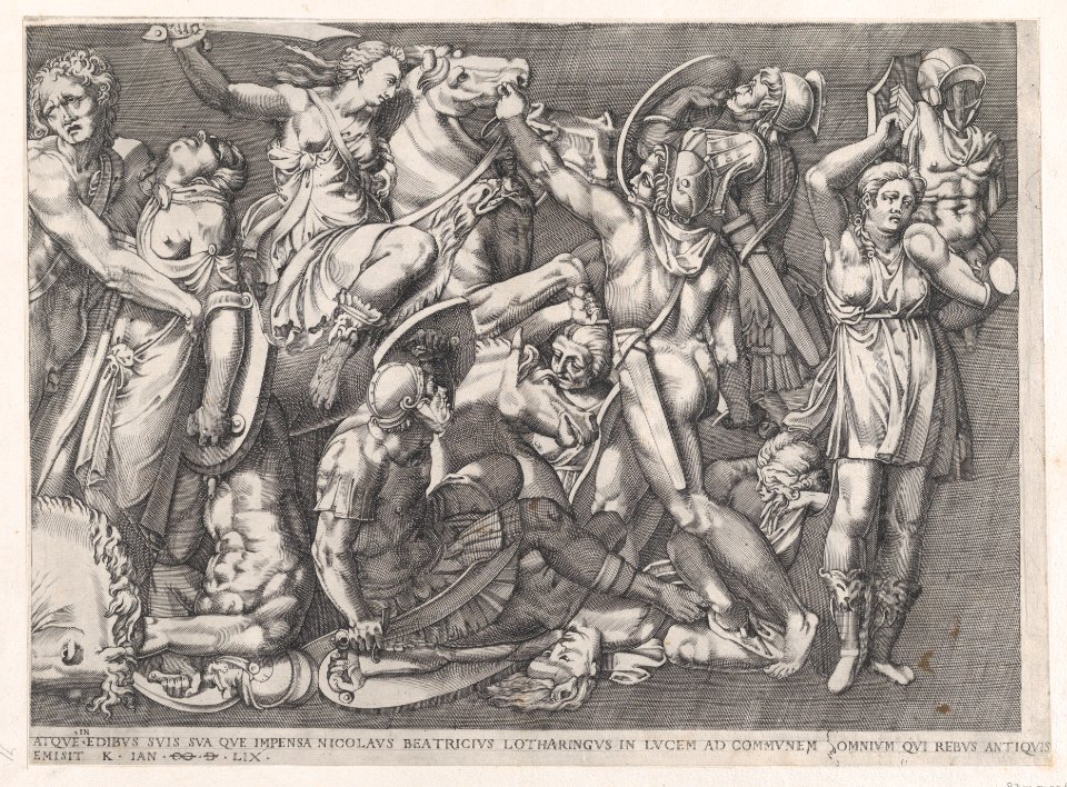 Speculum Romanae Magnificentiae- Battle of the Amazons MET DP870304