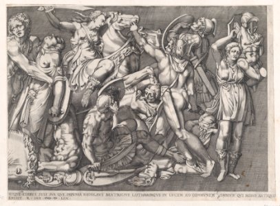 Speculum Romanae Magnificentiae- Battle of the Amazons MET DP870304