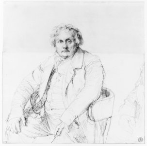 Study for the Portrait of Louis-François Bertin (1766-1841) MET 263905 43.85.4