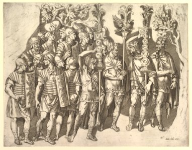 Speculum Romanae Magnificentiae- A Roman Legion (from Trajan's Column) MET DP820286