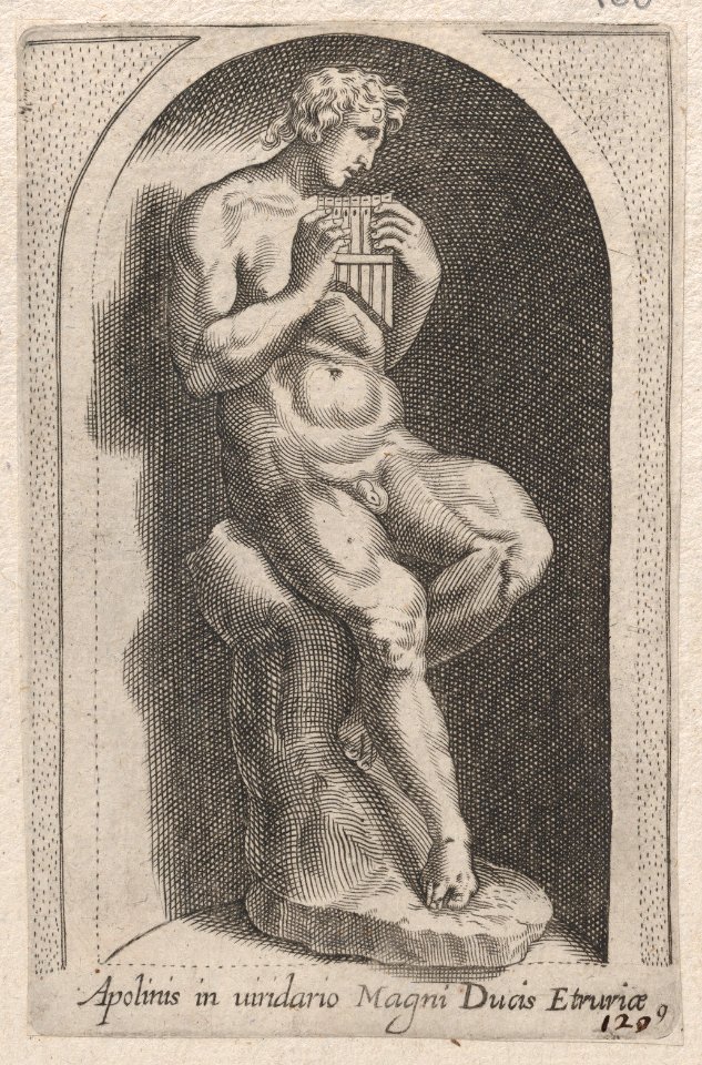 Speculum Romanae Magnificentiae- Apolinis (Apolinis in uiridario Magni Ducis Etruriae) MET DP870327