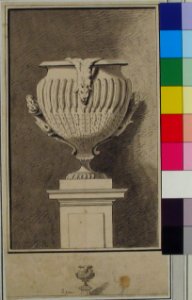 Study for Plate 7 of Bouchardon's "Second livre de vases" MET 48.148(36)