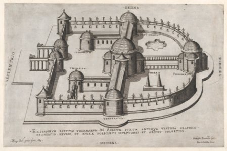 Speculum Romanae Magnificentiae- Baths of Agrippa MET DP870454